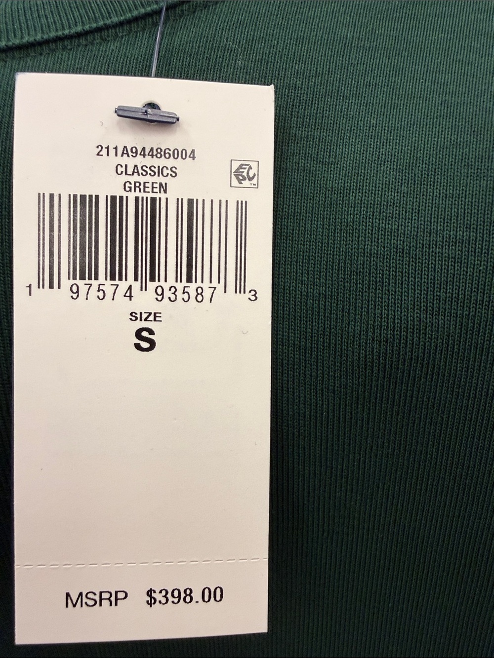 Polo by Ralph Lauren Dark Green Long-Sleeve Maxi Dress - Picture 3 of 3